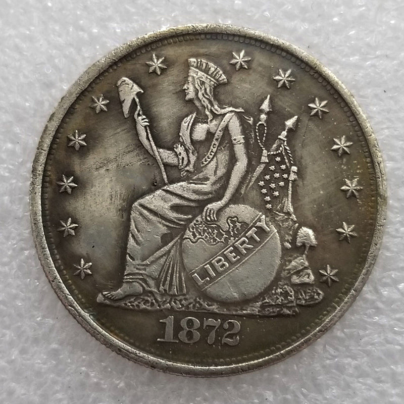 1872 Morgan Silver Dollar - USA Coin