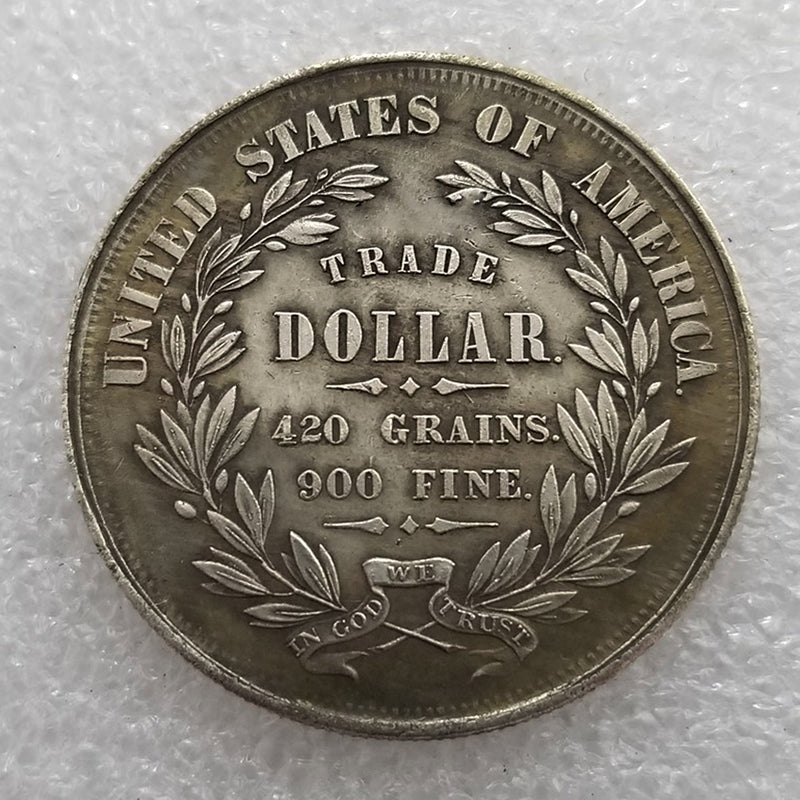1872 USA Dollar Morgan Silver Coin - USA Coins
